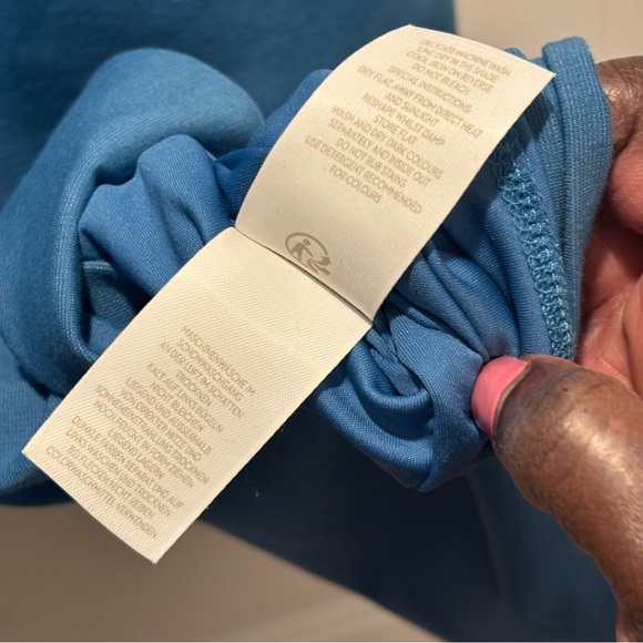 NWT Boden | Jessica Ponte Midi Sheath Tie Waist Dress  Agean Blue | size 4 - Picture 16 of 16